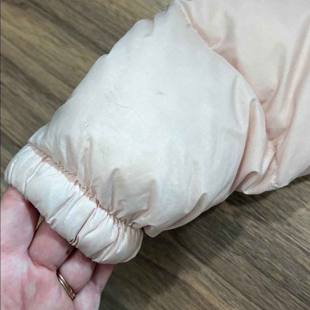 The North Face Retro Nuptse Jacket 700 Down in Pink Moss Size Medium (10-12)